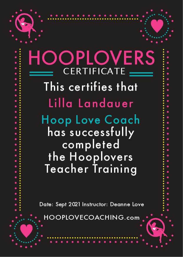 Hoop Love Coach hoop dance coktatás